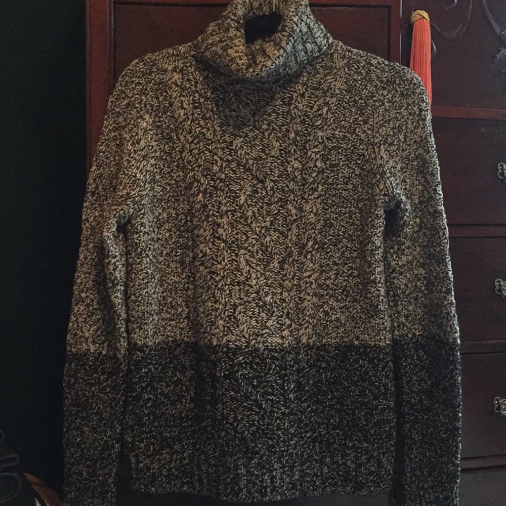 Vince marled turtleneck sweater